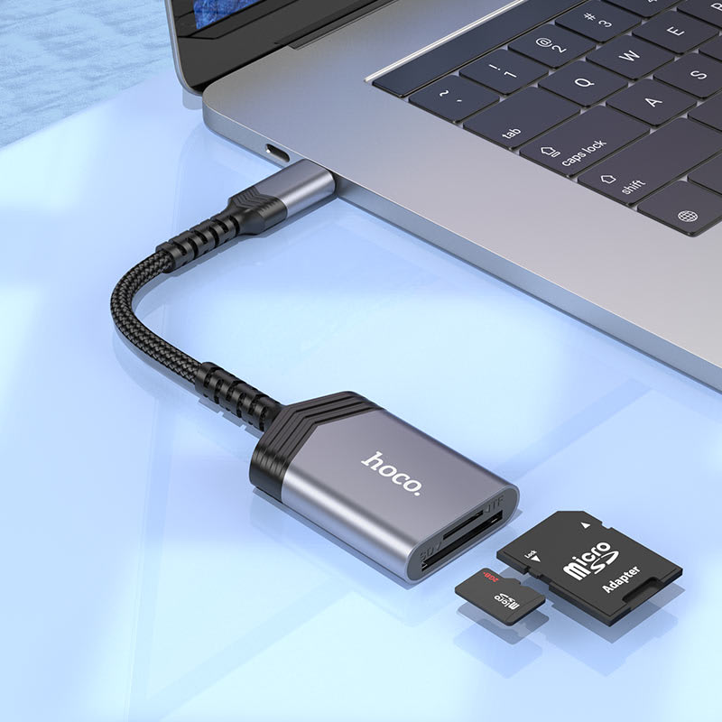 Adaptador OTG Card reader USB-C a SD/TF4