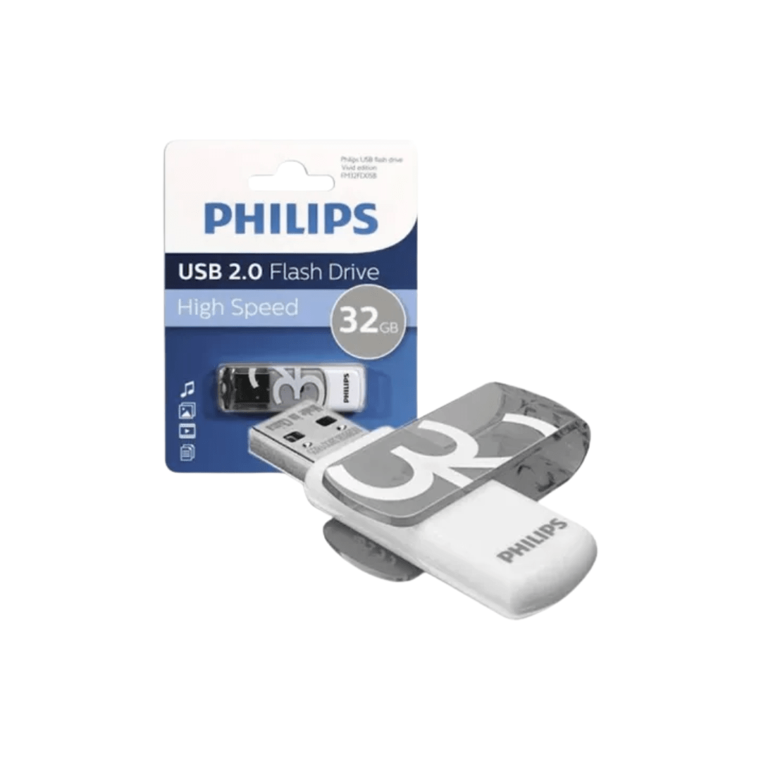 PENDRIVE PHILIPS VIVID 32GB (GRAY) 2.01