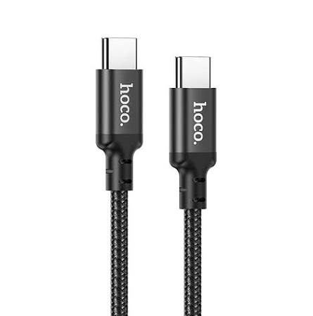 Cable Carga Rápida 60w Tipo-c - Tipo-c 2m (silicona) Hoco X109 Negro1