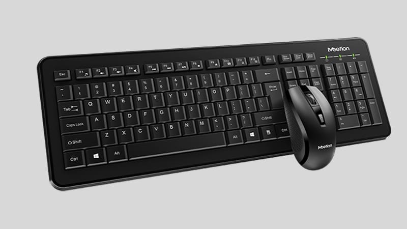 Kit Teclado Mouse Inalambrico Meetion MT-C4120 Little Negro1
