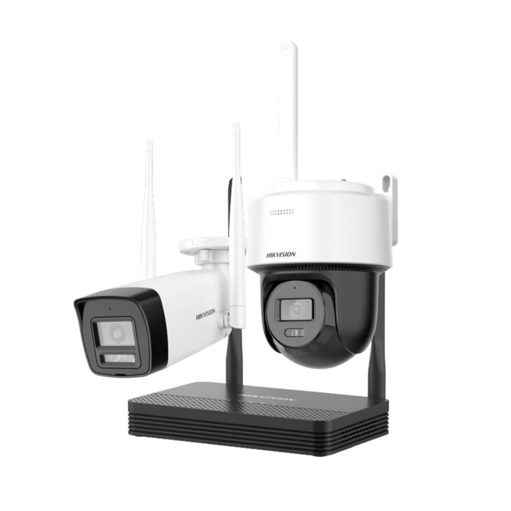 KIT NVS + Camara + PT 4MP WiFi IR30M NKS424W03H Hikvision2