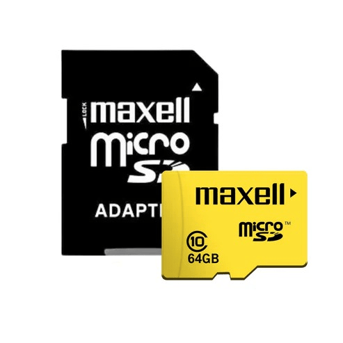 Tarjeta Micro SD Maxell 64GB CLASE 101