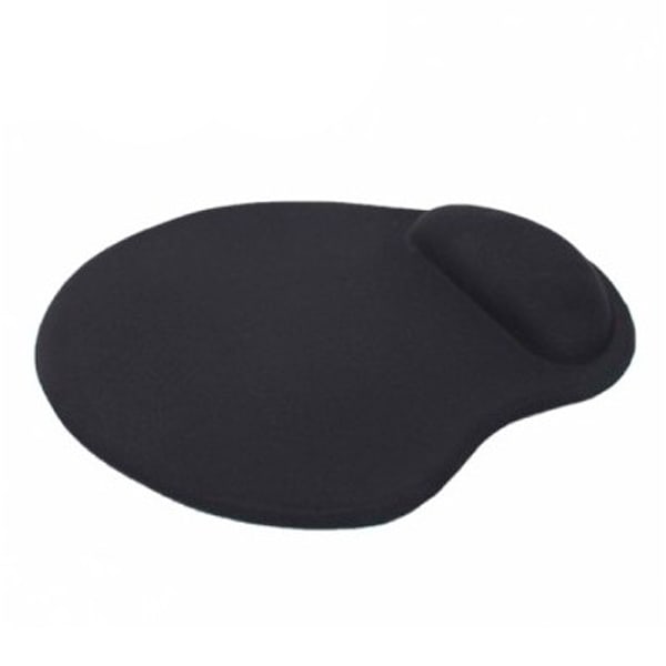 Mousepad de Gel con bordes tejidos color negro / UT-MP3052