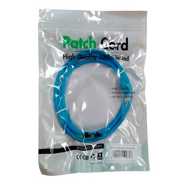 Patch cord Cat6 0,5 m azul2