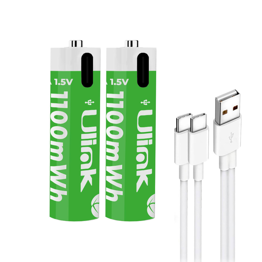Pilas 2x AAA con carga USB C de 1100mWh Mod. UL-BAT3A21