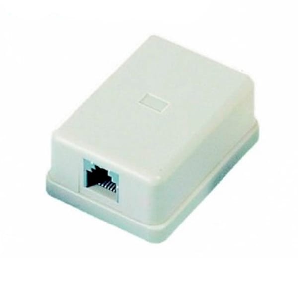 Roseta simple de conexión RJ45 Cat 6 / UL-NTW603601