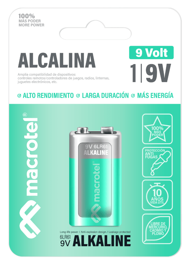 Batería 9V Alcalina1