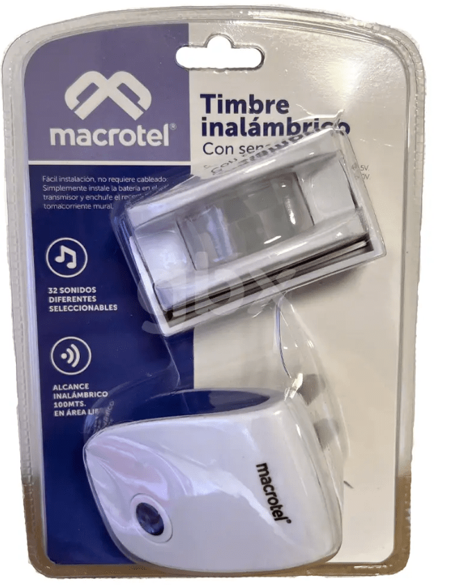 Timbre inalámbrico con detector de movimiento1
