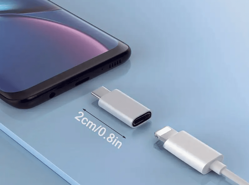 Adaptador Hembra Lightning a Macho USB C3