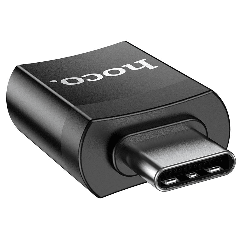 Adaptador OTG  Tipo C a USB HOCO UA17 Negro1