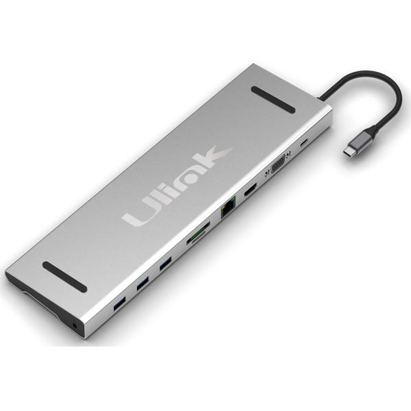 HUB Adaptador multipuerto USB C 10 en 1 / Mod. UL-ADC1011