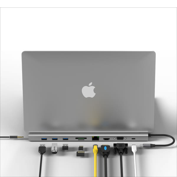 HUB Adaptador multipuerto USB C 10 en 1 / Mod. UL-ADC1013