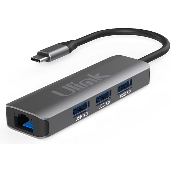 HUB Adaptador multipuerto USB C 4 en 1 / Mod. UL-ADC403G1