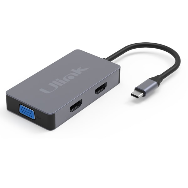 HUB Adaptador multipuerto USB C 5 en 1 / Mod. UL-ADC501V1