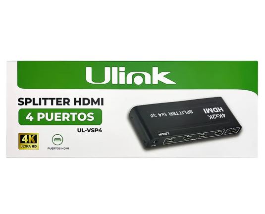 Splitter de video HDMI 4 puertos / mod. UL-VSP41