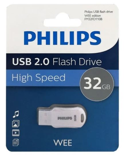 Pendrive Philips Wee 32Gb 2.0 FM32FD110B/971