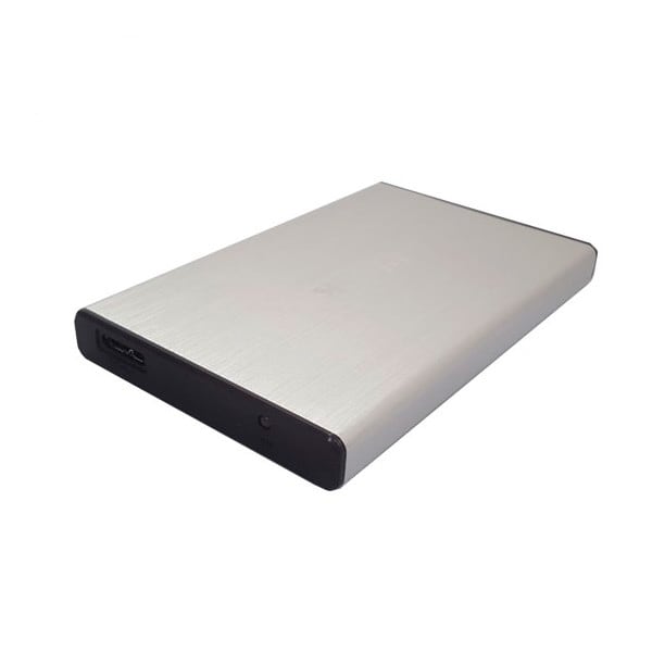 Cofre porta disco duro SATA 2,5 conexión USB 3.0 color plata / mod. UT-HDD030SV1