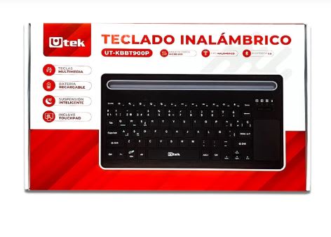 Teclado Inalámbrico con Touchpad Bluetooth / mod. UT-KBBT900P3