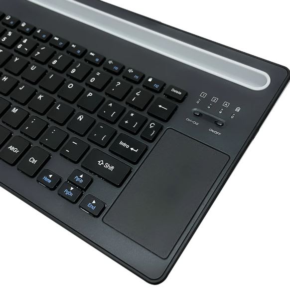 Teclado Inalámbrico con Touchpad Bluetooth / mod. UT-KBBT900P1