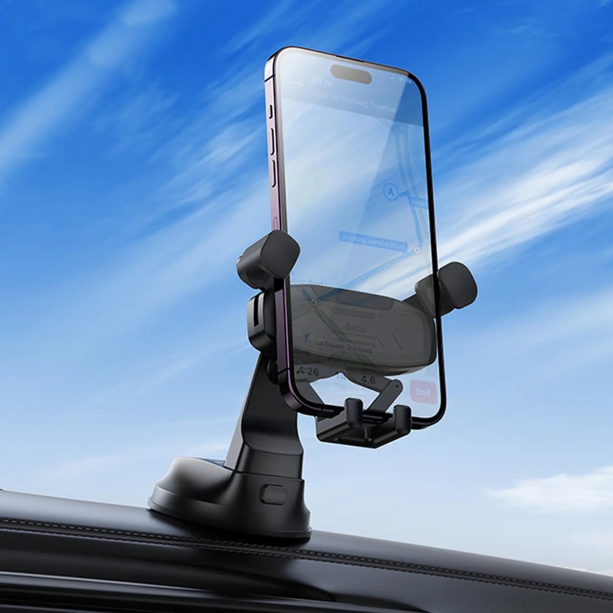 Soporte Auto Hoco H67 Gamble negro4