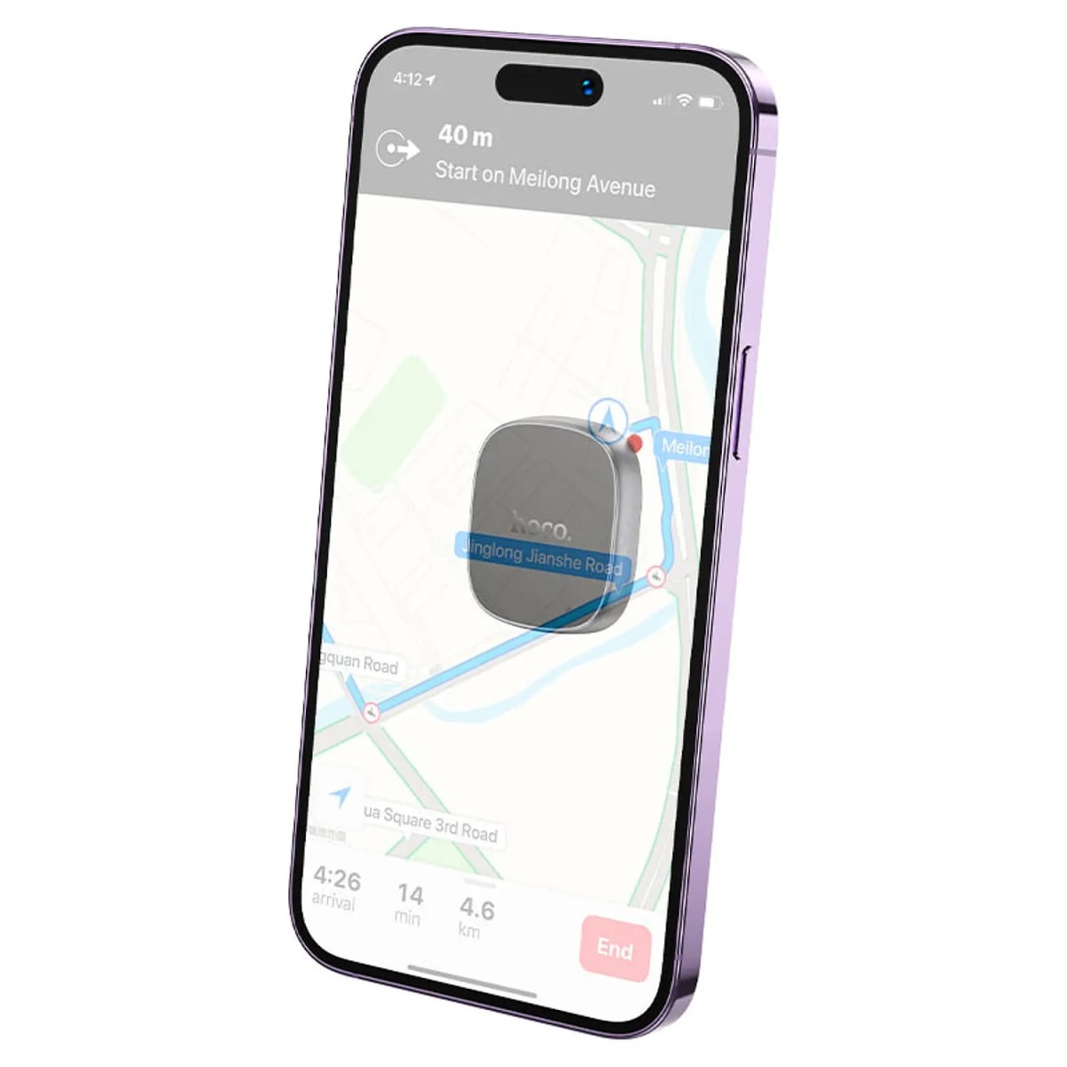 Soporte Auto Hoco H52 Ultimate Negro3