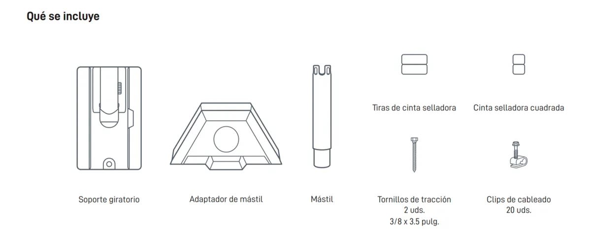 Soporte giratorio para Mini4