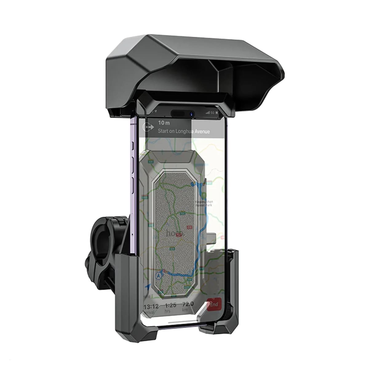 Soporte de celular para Moto Hoco H31 Wild Wolf Negro1