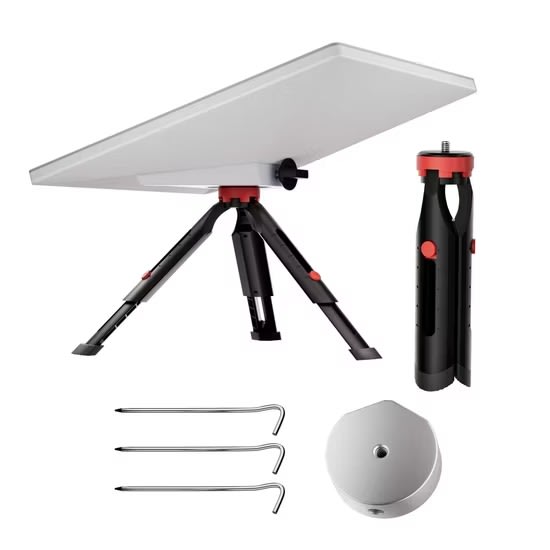 Trípode escalable para Starlink Mini juego de soporte de Metal con adaptador trípode1