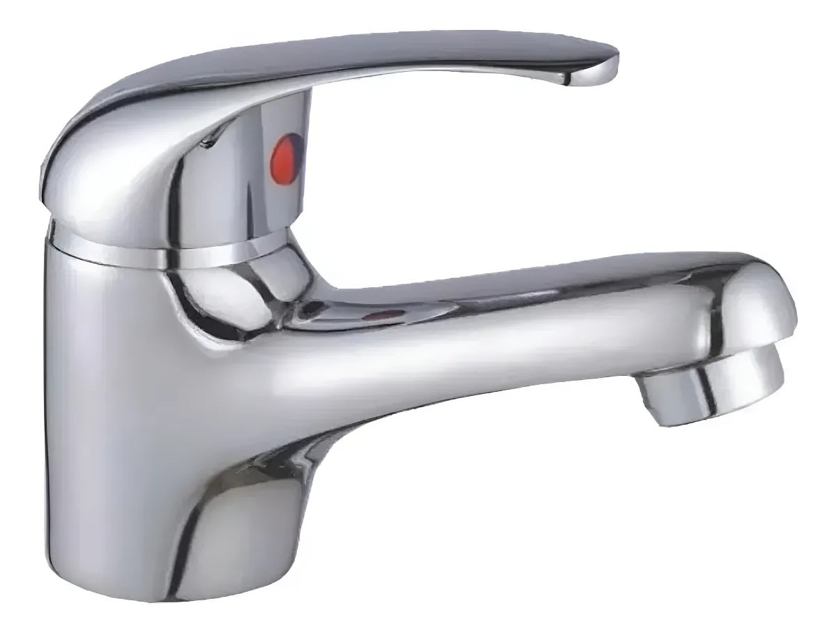 Llave Monomando Lavamanos Lavatorio Colomba Taumm Completa Acabado Cromado Color PlateadoLlave Monom1