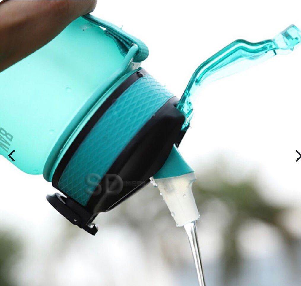 Botella de agua motivacional 1 litro deportiva1