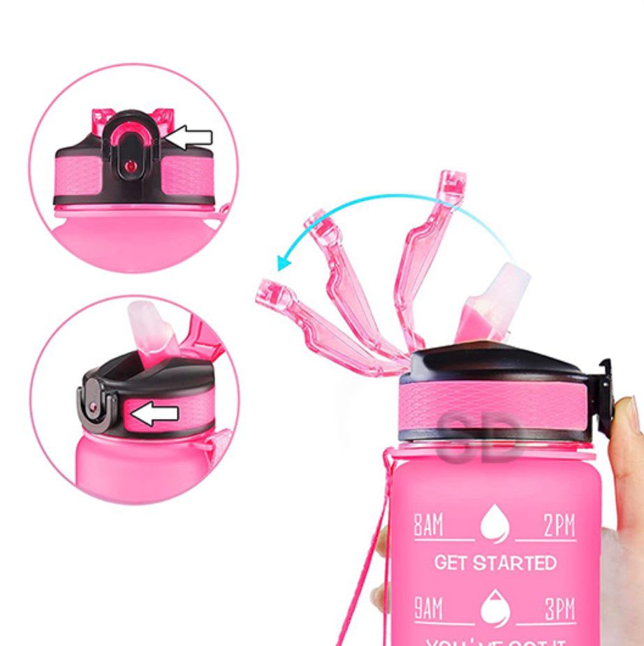 Botella de agua motivacional 1 litro deportiva3