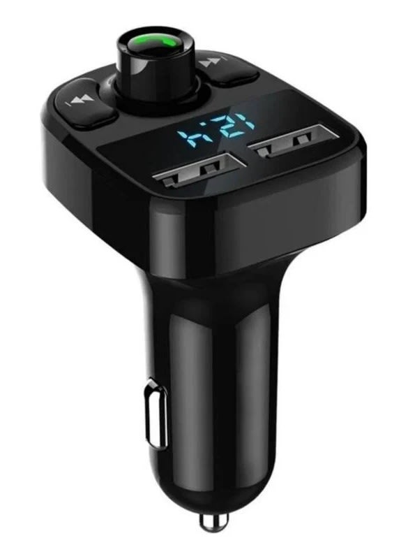 Receptor Bluetooth Para Auto Multifunction Wireless FM MP3 USB Carga2