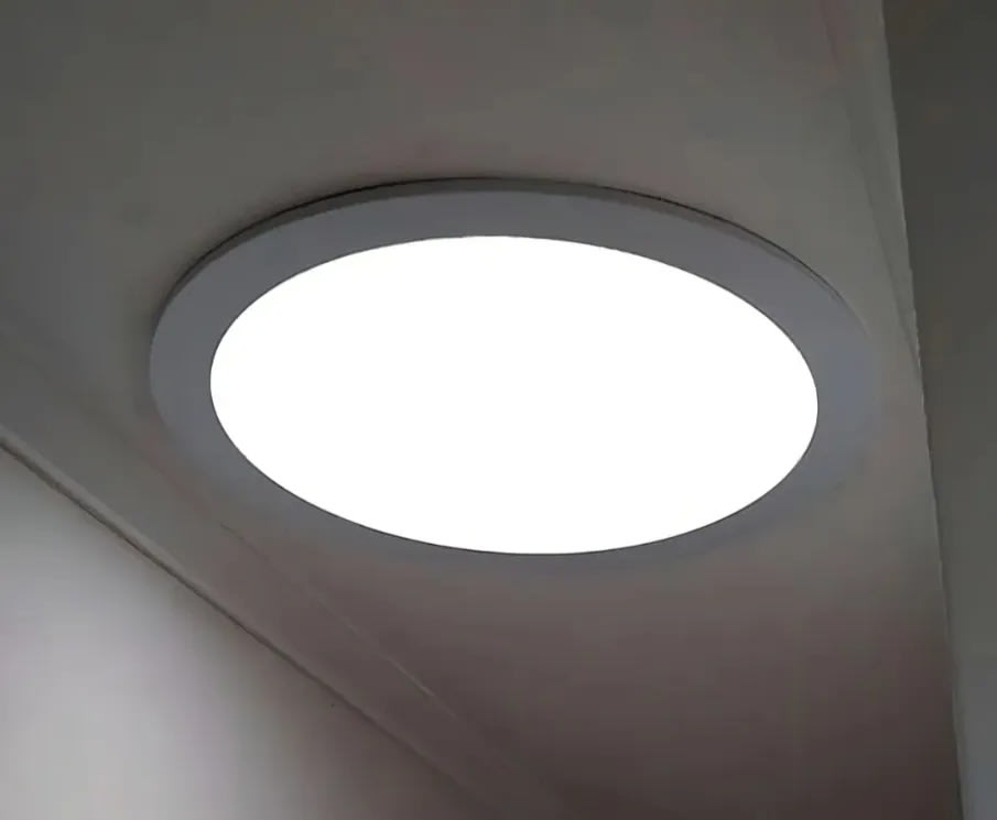 Foco Panel Led Plafon Redondo 12w Embutido Luz Blanco Fria Blanco Frío2