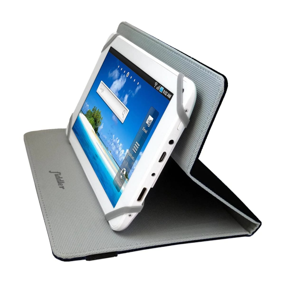 Carcasa Tablet 7/8 Pulgadas Universal Fiddler Textura Negro1