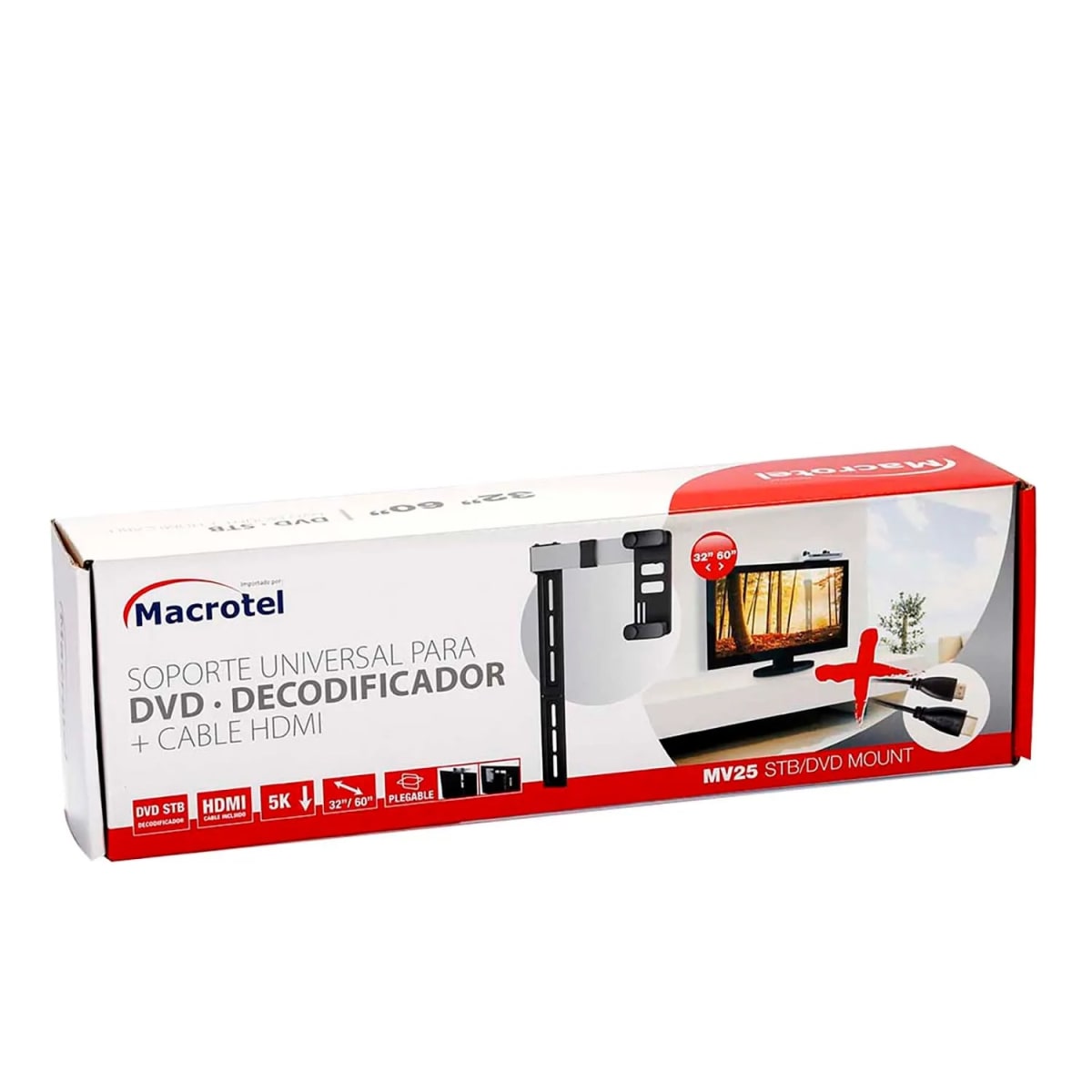 Soporte para dvd o decodificador + cable HDMI3
