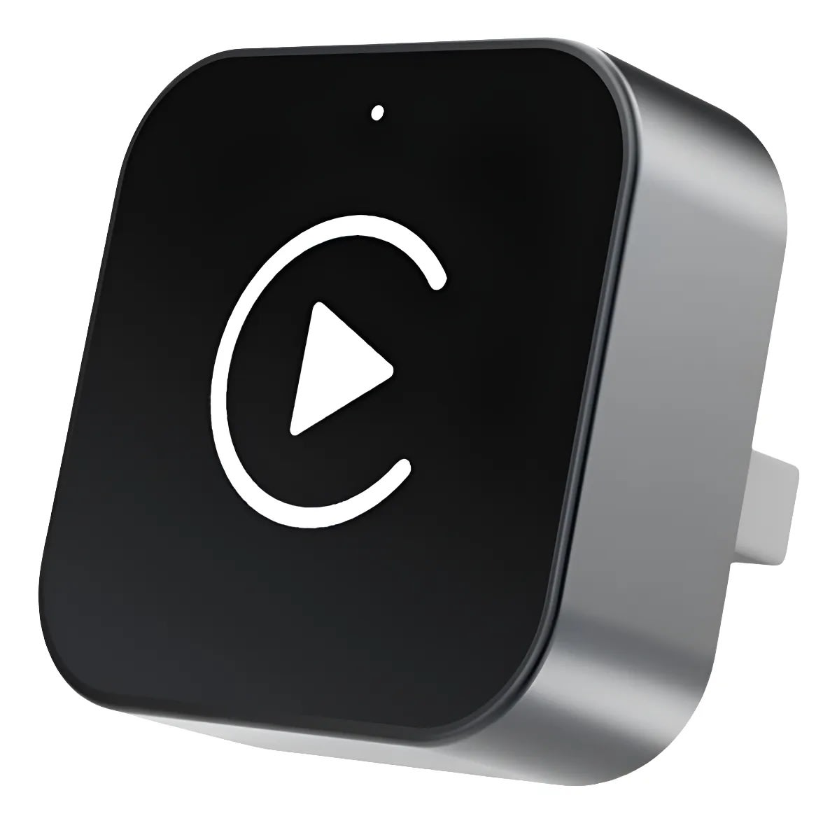 Mini Adaptador 2 En 1 Carplay & Android Auto De Cable A Wifi Negro1