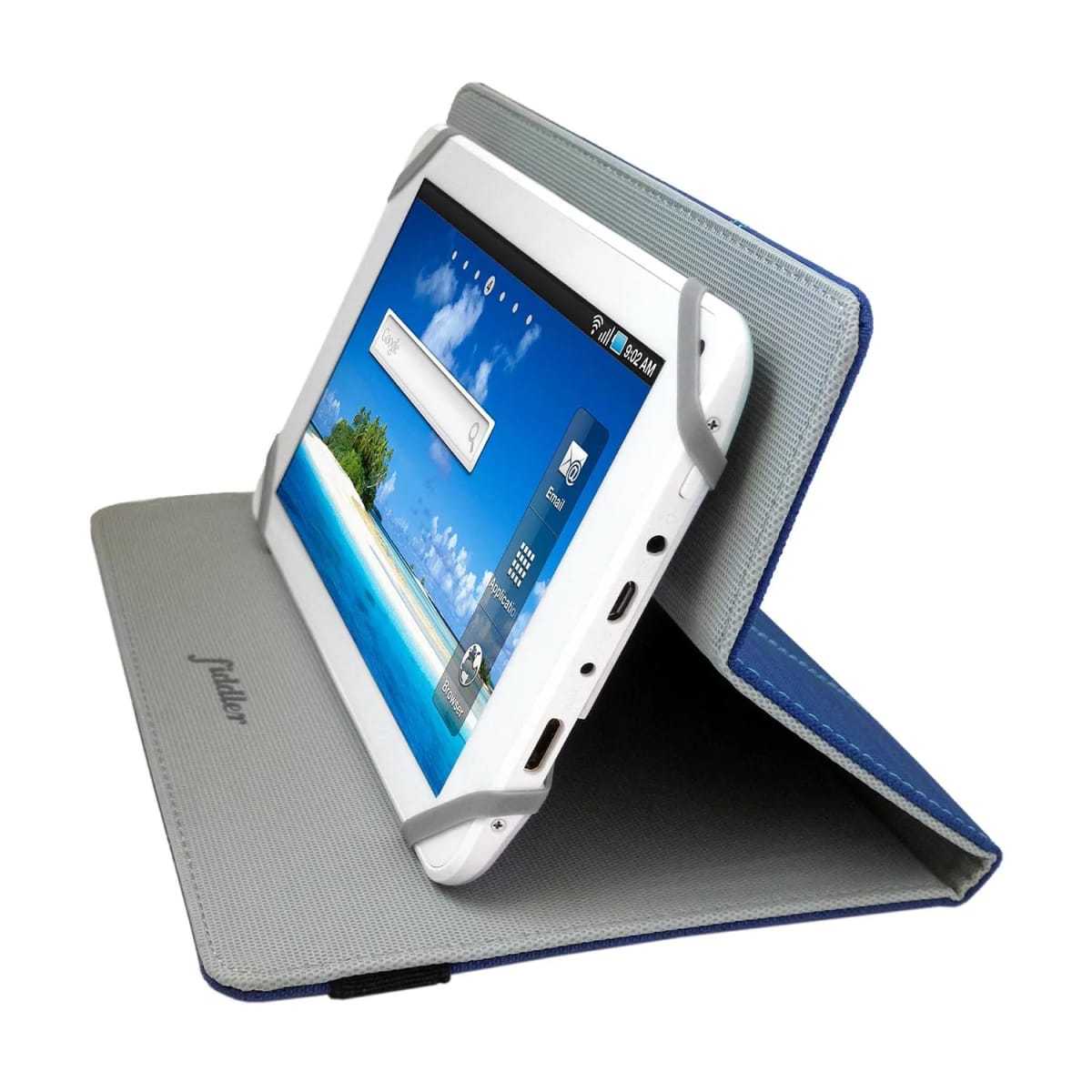 Carcasa Tablet 7/8 Pulgadas Universal Fiddler Textura Azul1