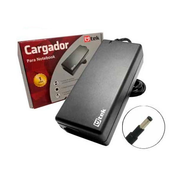 Adaptador de energia HP 19,5V 3,33A 4,8*1,7 mm / mod. UT-HP65(3)1