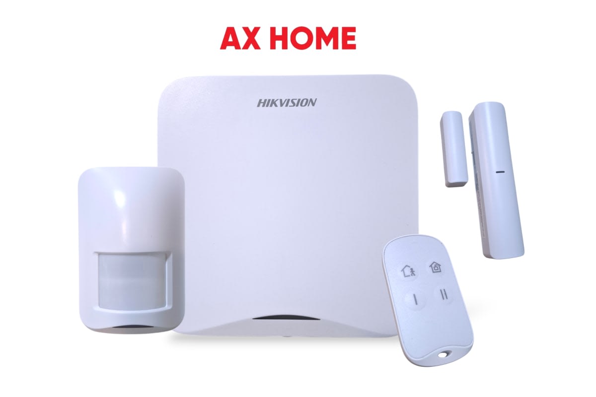 KIT ALARMA DE ROBO INALAMBRICA 433MHZ AXHOME 16 ZONAS WIFI 2.4GHZ / 4G DS-PA201PS-KIT-16WB1