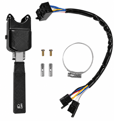 TELECOMANDO DIRECCIONAL, TIPO PESADO NEGRO C/SOCKET KENWORTH/FREIGHTLINER 12V (Universal)1