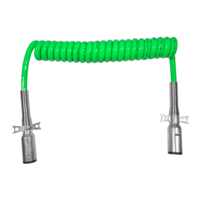 CABLE 7 VÍAS VERDE 15 PIES 4,57m INCLUYE CONECTORES1