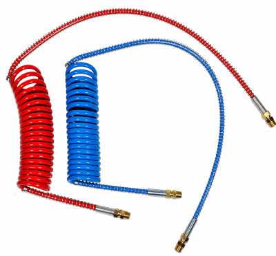 PACK MANGUERA ESPIRAL DE AIRE AZUL/ROJA (4.57m), REFORZADA  (largo 101.6cm)-(corto 30.48cm)1