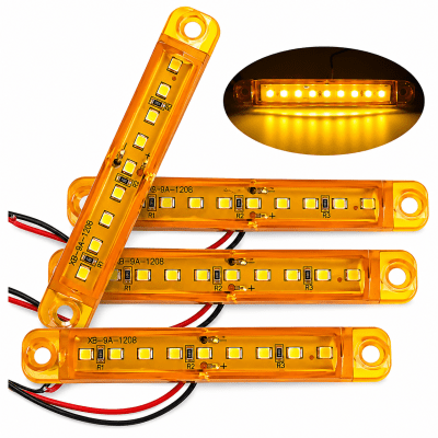 LUZ LED DE POSICIÓN LATERAL  AMBAR DE 12-24V (4 Und)1