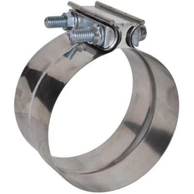 ABRAZADERA DE ESCAPE EN ACERO INOX 5 PULGADAS1