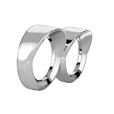 CUBIERTA PEQUEÑA HORIZONTAL DOBLE PARA MEDIDOR DE TABLERO INTERNO ABS CROMADO FREIGH/CASCA1