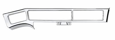 CUBIERTA PARA TABLERO INFERIOR, CROMADO FREIGHTLINER CENTURY/COLUMBIA/CORONADO1