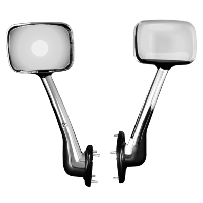 ESPEJO CROMADO COMPLETO PARA CAPOT, FREIGHTLINER CASCADIA, IZQ1