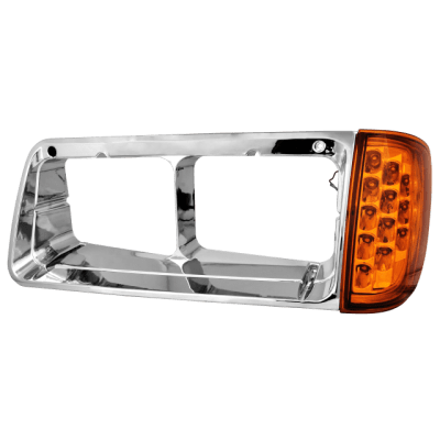 BISEL CROMADO PARA FARO PRINCIPAL FREIGHTLINER FLD 120 izq.1