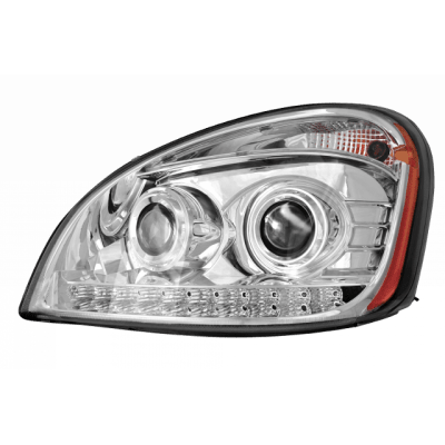 FARO PRINCIPAL FREIGHTLINER CASCADIA C/LUPA LED LUZ MEDIA IZQ1