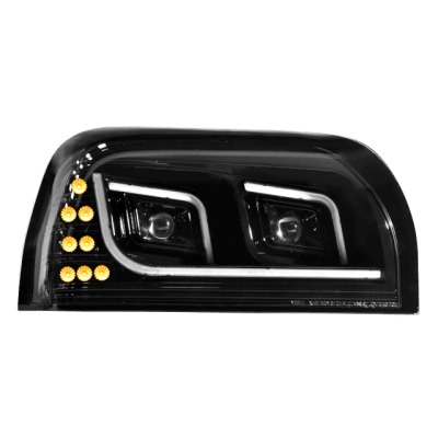 FARO PRINCIPAL FREIGHTLINER CENTURY CREE LED DRL DOT SAE NEGRO DER1